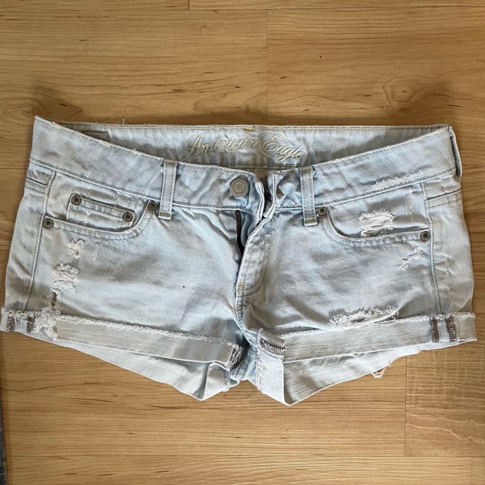 American Eagle “shortie” Jean shorts